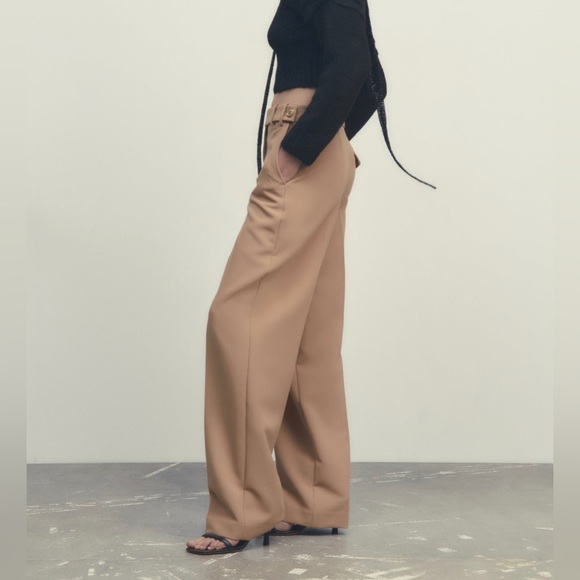 Zara wide leg menswear pants size M - Picture 5 of 6